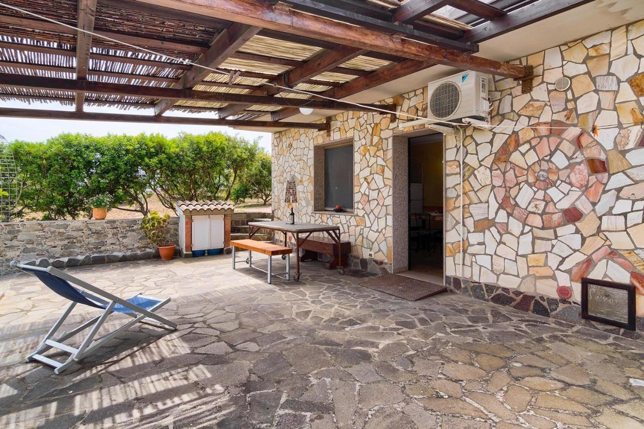 Apartment Nuraghe, Barrierefrei, Auf Olivenhain Gonnesa Buitenkant foto
